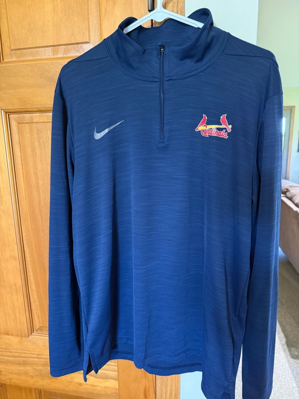 Nike St. Louis Cardinals Quarter-Zip Pullover